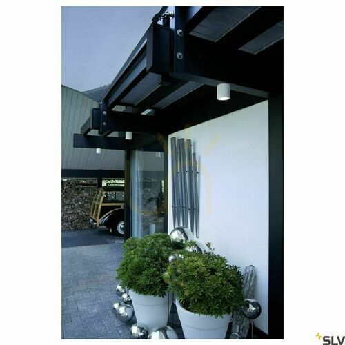 Jelölje be Kültéri mennyezeti lámpa SLV SITRA fehér GX53 IP44 10 cm 231541