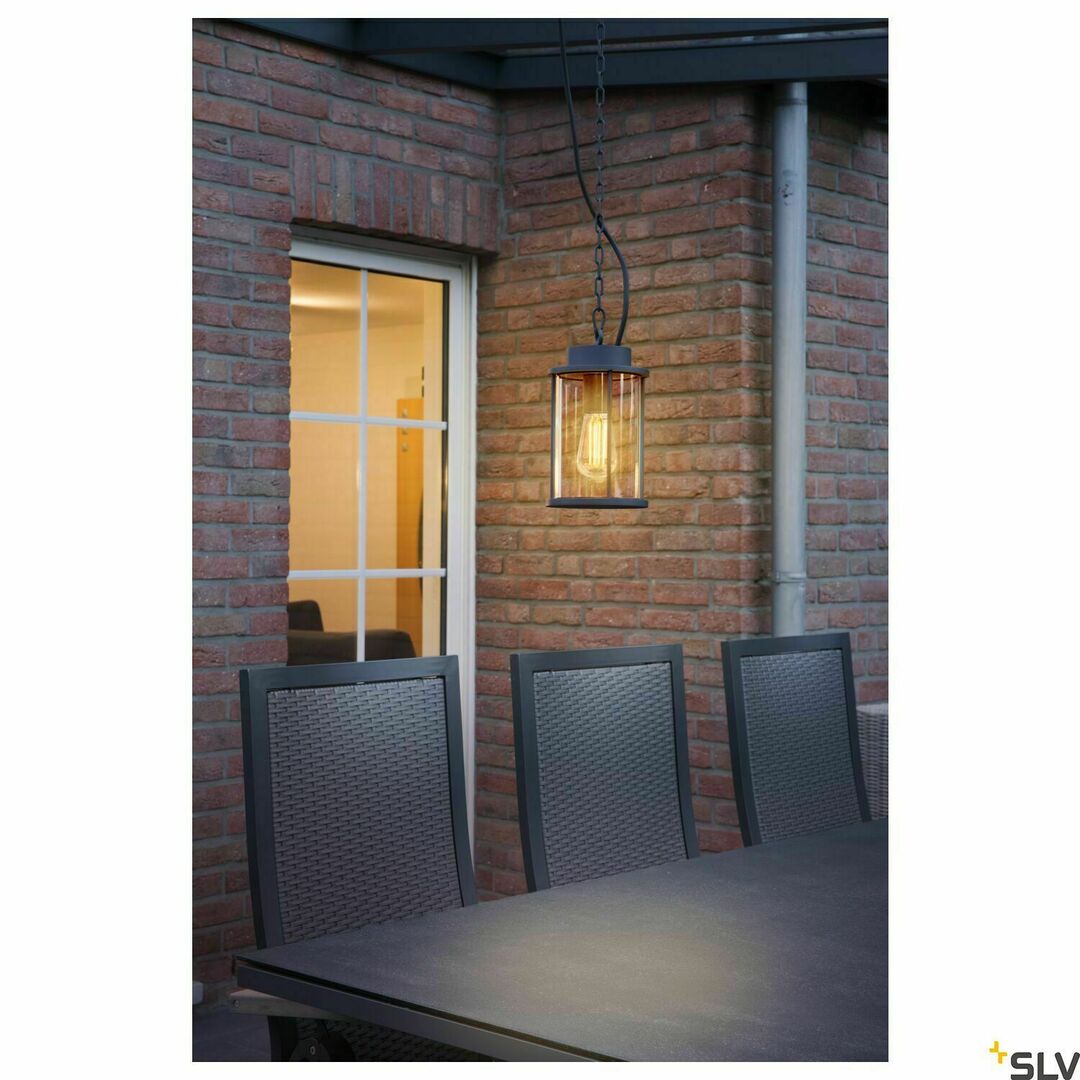 Előnézet Kültéri függő lámpa SLV PHOTONIA antracit IP44 E27 60W 232065 Kültéri függő lámpa SLV PHOTONIA antracit IP44 E27 60W 232065