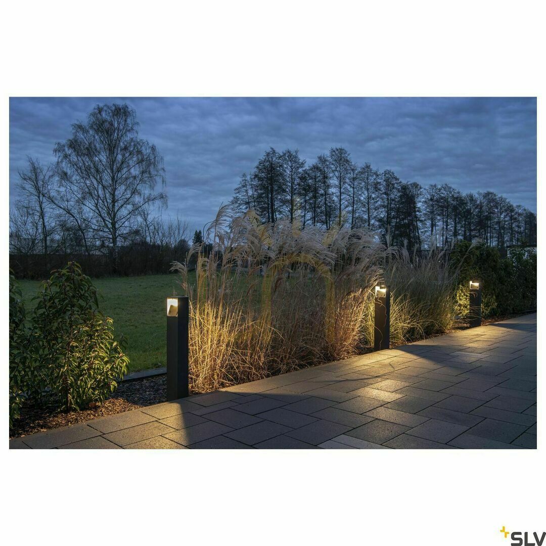 Kijelző Kültéri állólámpa SLV LOGS 70 antracit LED 9,5W 3000K IP65 232125 Kültéri állólámpa SLV LOGS 70 antracit LED 9,5W 3000K IP65 232125