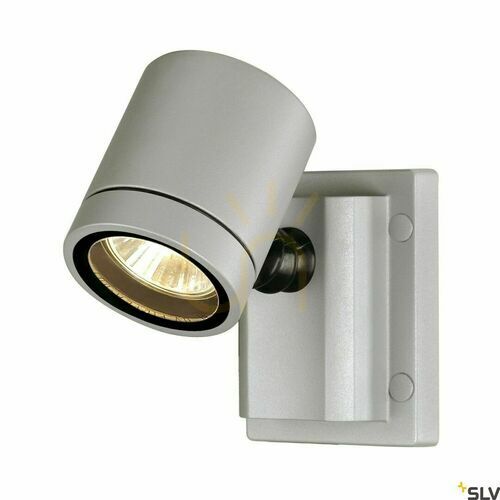Jelölje be Kültéri fali lámpa SLV MYRA WALL szürke alumínium üveg IP55 50W 233104