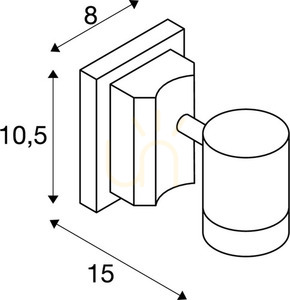 Kültéri fali lámpa SLV MYRA WALL antracit alumínium IP55 233105 4 Kültéri fali lámpa SLV MYRA WALL antracit alumínium IP55 233105 small 4