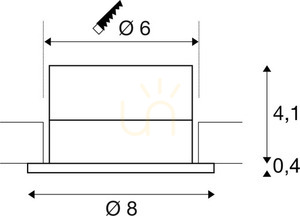 Beépíthető kültéri lámpa SLV PATTA-I fehér 11W 3000K IP65 114421 small 5