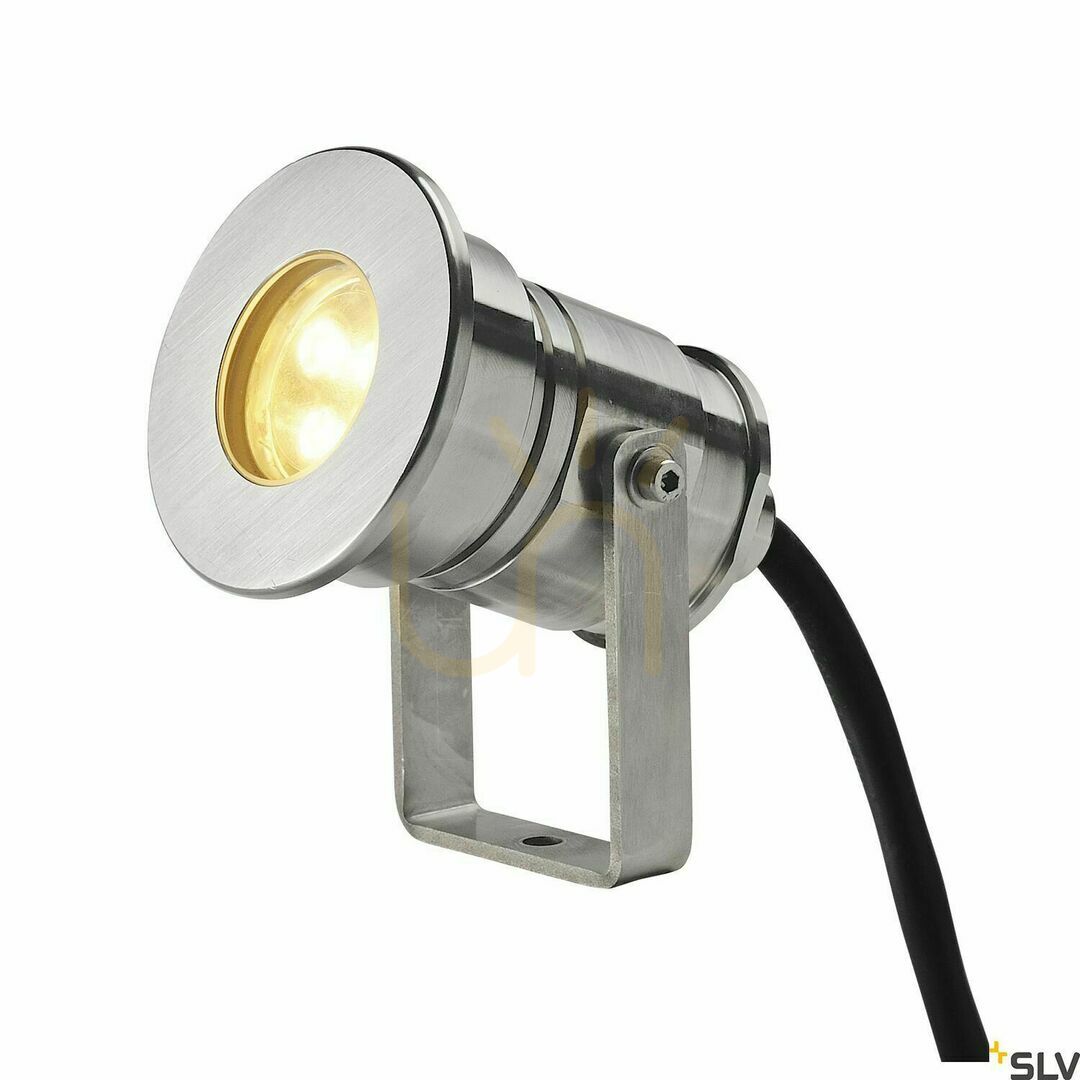 Jelölje be Kültéri süllyeszthető földlámpa SLV DASAR 233570 rozsdamentes acél LED 6,5W IP68 Kültéri süllyeszthető földlámpa SLV DASAR 233570 rozsdamentes acél LED 6,5W IP68
