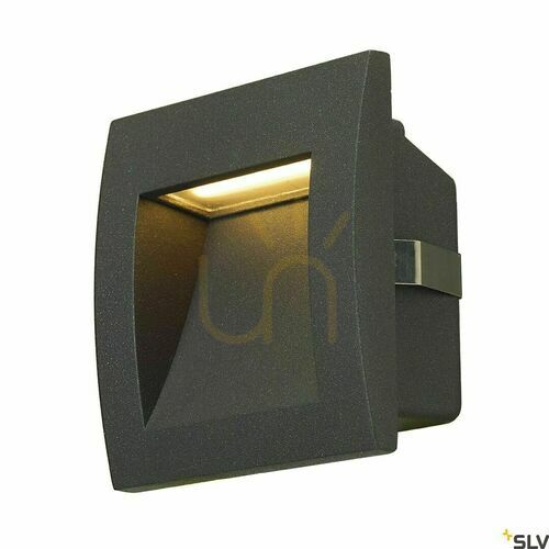 Jelölje be Beépíthető kültéri fali lámpa SLV DOWNUNDER OUT LED S antracit IP55 233605