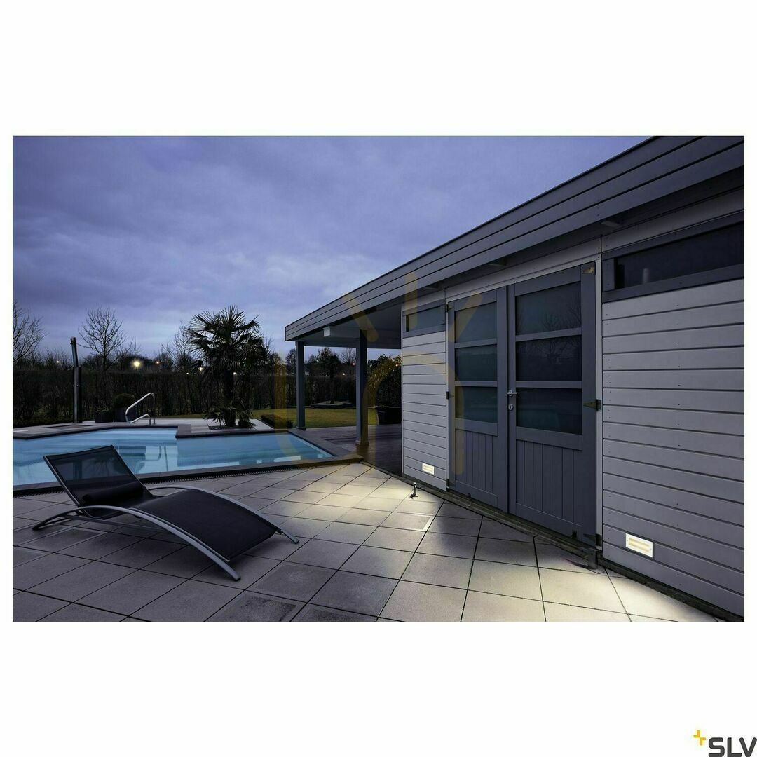 Kijelző Kültéri beépíthető falilámpa SLV BRICK rozsdamentes acél LED 9,5W IP65 233650 Kültéri beépíthető falilámpa SLV BRICK rozsdamentes acél LED 9,5W IP65 233650