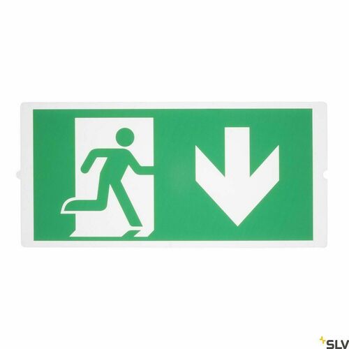 Jelölje be SLV piktogram a P-LIGHT vészvilágítóhoz zöld 3 részes készlet 35,3 x 16,5 cm 240009