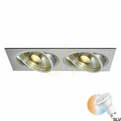 Jelölje be Süllyesztett lámpatest SLV NEW TRIA 2 ES111 alumínium 230V 111382