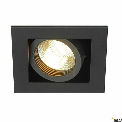 Jelölje be Süllyesztett lámpatest SLV KADUX 1 GU10 fekete 50W 115510