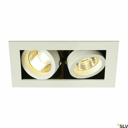 Jelölje be Süllyesztett lámpatest SLV KADUX 2 fehér GU10 2x50W 230V 115521