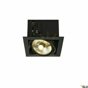 Süllyesztett lámpatest SLV KADUX 1 fekete GU10 75W 230V 115540 small 0