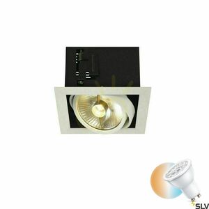 Süllyesztett lámpatest SLV KADUX 1 fehér ES111 75W 230V 115541 small 0