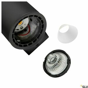 SLV SUPROS 78 up/down fali lámpa, fekete, 2 × 9 W LED 1400 lm 3000K, 60° sugár, Ø 7,6 × 20,1 cm, 116340 small 1