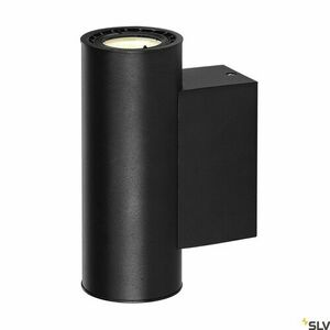 SLV SUPROS 78 up/down fali lámpa, fekete, 2 × 9 W LED 1400 lm 3000K, 60° sugár, Ø 7,6 × 20,1 cm, 116340 small 2