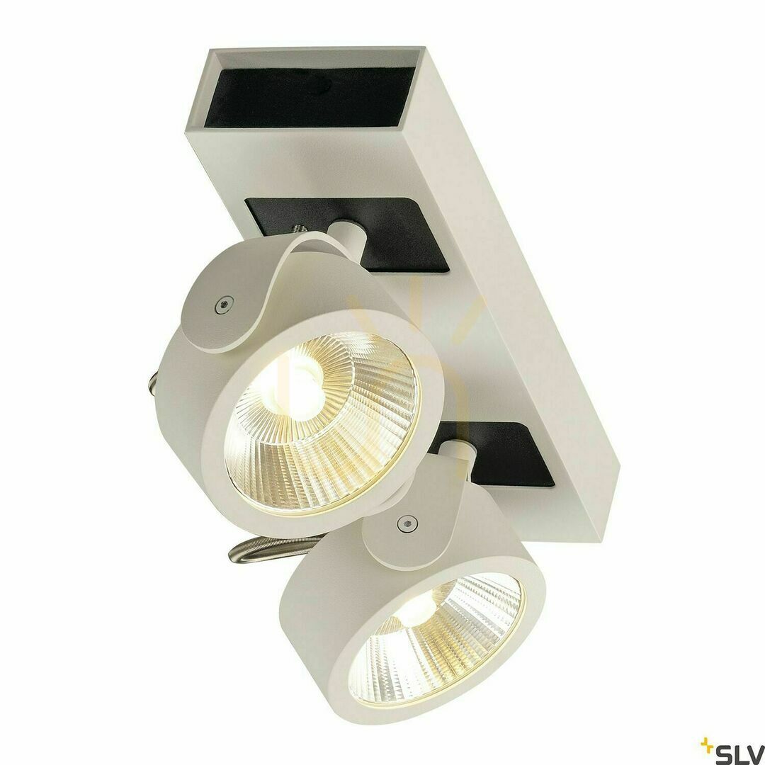 Kilátás Felületre szerelhető lámpa SLV KALU fehér LED 31W 3000K 2000lm 1000130 Felületre szerelhető lámpa SLV KALU fehér LED 31W 3000K 2000lm 1000130