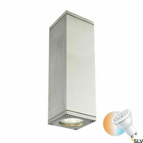 Jelölje be Kültéri fali lámpa SLV THEO Up/Down ezüst IP44 35W 230V 1000331
