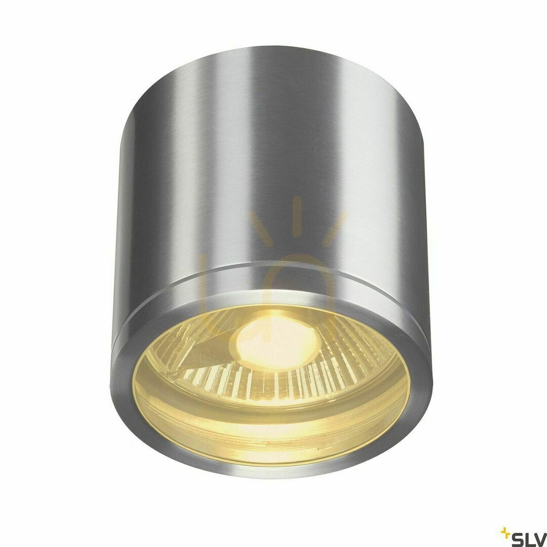 Jelölje be Kültéri mennyezeti lámpa SLV ROX Ceiling alumínium IP44 12,5 cm 1000332 Kültéri mennyezeti lámpa SLV ROX Ceiling alumínium IP44 12,5 cm 1000332