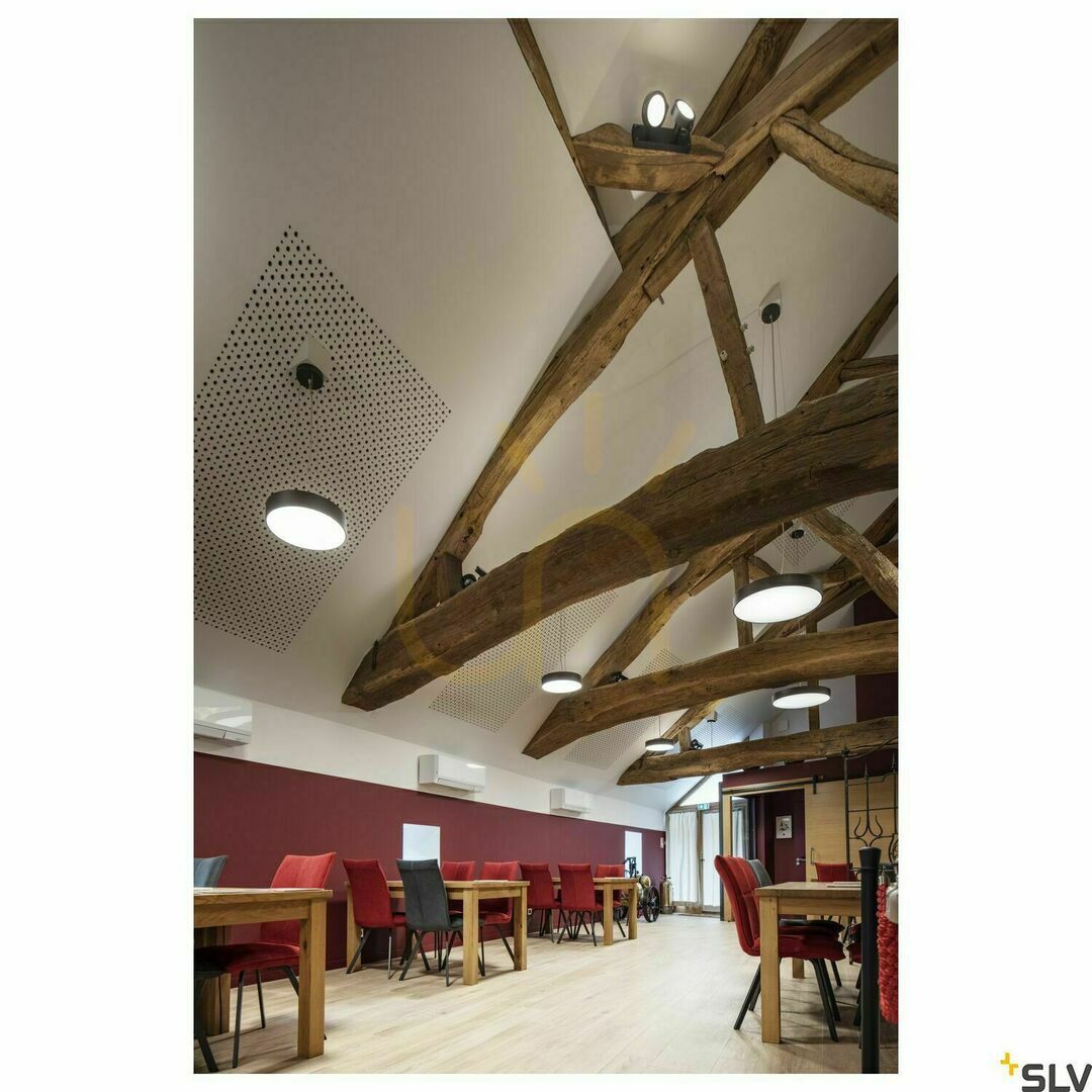 Előadás Süllyesztett lámpatest SLV KALU fekete alumínium 75W 230V 1000703 Süllyesztett lámpatest SLV KALU fekete alumínium 75W 230V 1000703