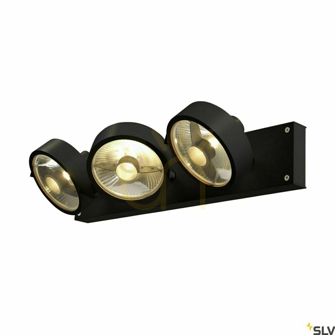 Kilátás Süllyesztett lámpatest SLV KALU fekete alumínium 75W 230V 1000704 Süllyesztett lámpatest SLV KALU fekete alumínium 75W 230V 1000704