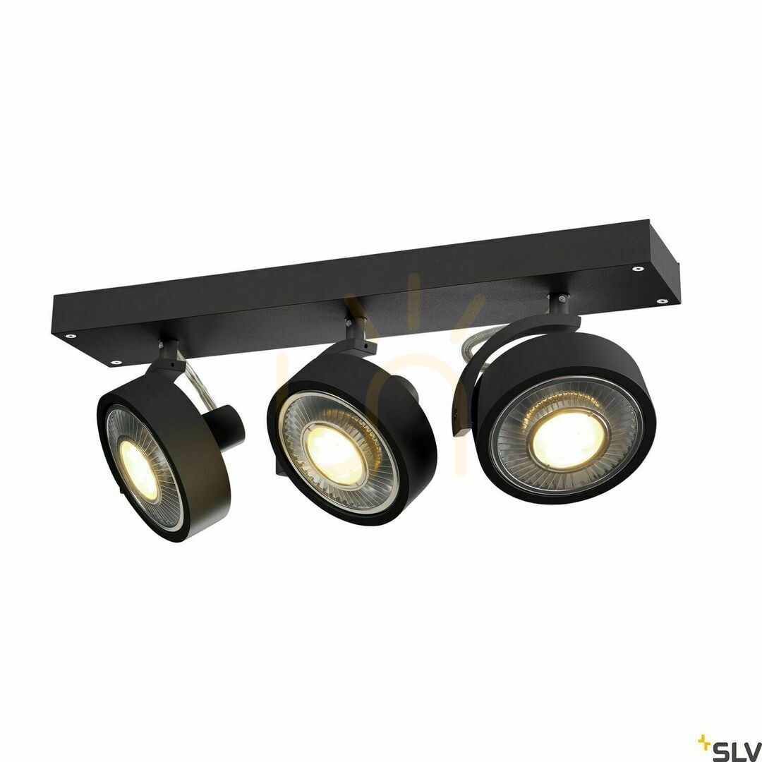 Előnézet Süllyesztett lámpatest SLV KALU fekete alumínium 75W 230V 1000704 Süllyesztett lámpatest SLV KALU fekete alumínium 75W 230V 1000704