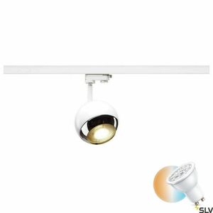 Sínes lámpa SLV Light Eye 150 fehér-króm GU10 75W 3 fázisú 1000708 small 0