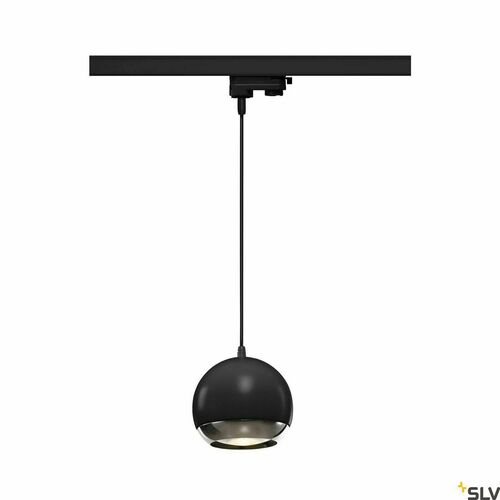 Jelölje be SLV LIGHT EYE 150 sínrendszeres függőlámpa fekete-króm GU10 3 fázisú 1000709