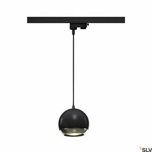 SLV LIGHT EYE 150 sínrendszeres függőlámpa fekete-króm GU10 3 fázisú 1000709 small 0