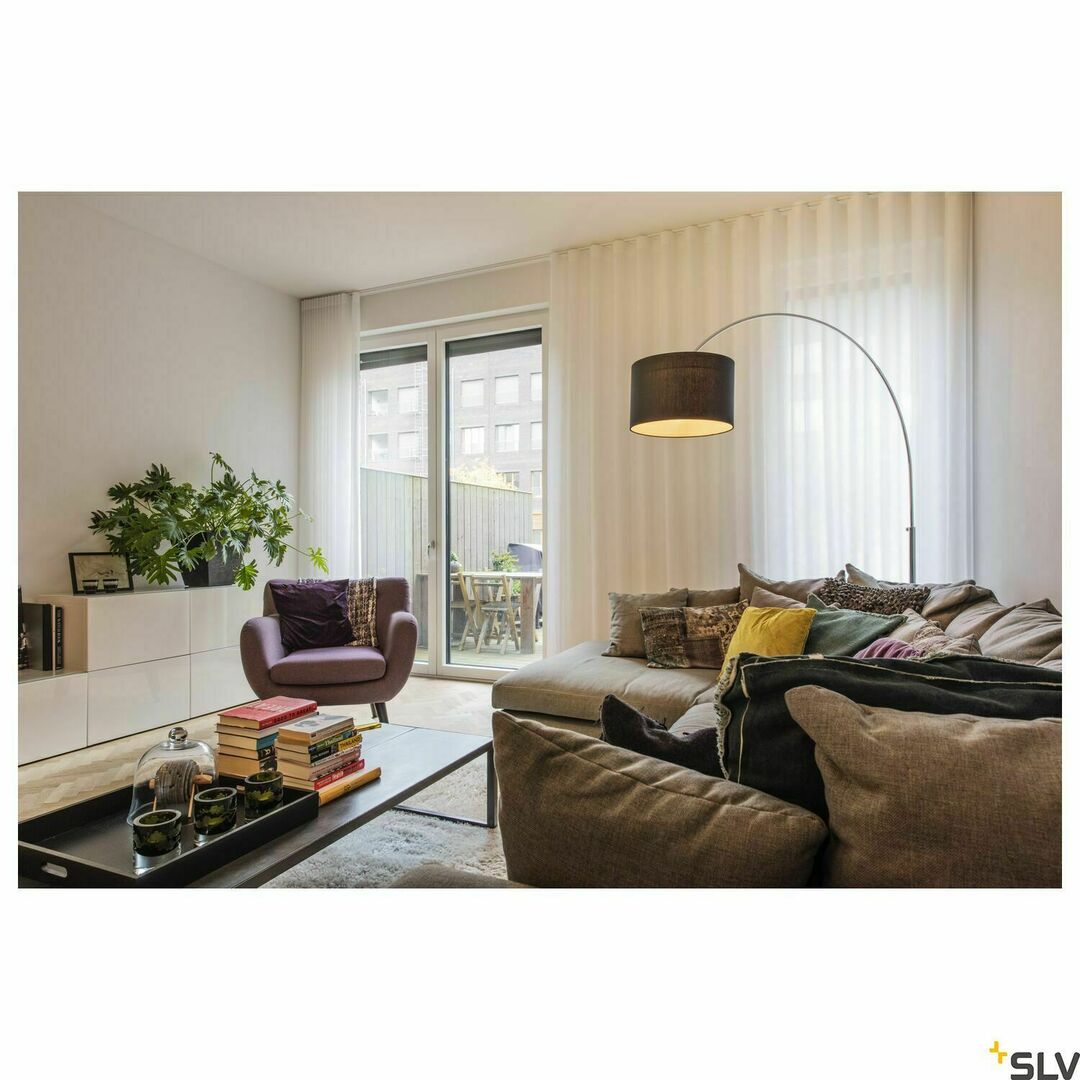 Kijelző Padló lámpa SLV FENDA BOW BASIS króm E27 25W IP20 1000763 Padló lámpa SLV FENDA BOW BASIS króm E27 25W IP20 1000763