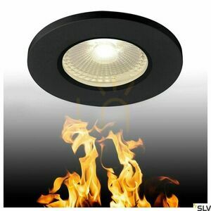 Süllyesztett LED lámpatest SLV KAMUELA ECO fekete 6W 3000K IP65 1001015 small 4
