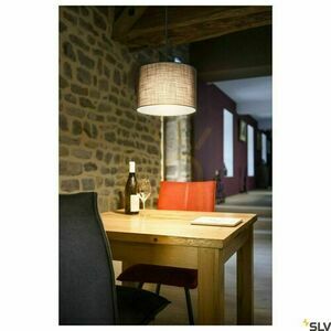 Függőlámpa SLV FENDA fekete E27 60W 132660 small 2