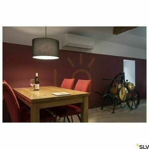 Függőlámpa SLV FENDA fekete E27 60W 132660 small 3