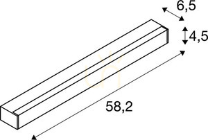 Felületre szerelhető LED lámpa SLV SIGHT fekete 20W 3000K 1490lm 58,2 cm 1001283 small 4