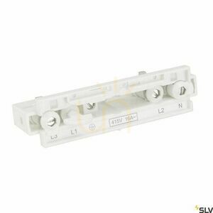 SLV EUTRAC egyenes betápláló összekötő háromfázisú lámpasínhez, fehér 1001517 small 1