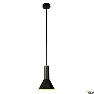 Függőlámpa SLV PHELIA fekete E27 23W 17,5 cm 133300 small 0