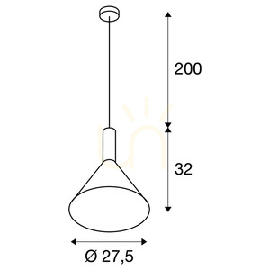 Függőlámpa SLV PHELIA fekete E27 27,5 cm 133310 small 6