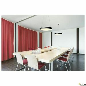 SLV MEDO 60 LED mennyezeti lámpa fekete 38 W 3000 K 60 cm IP20 135120 small 2