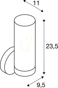 Felületre szerelhető fali lámpa SLV WL 105 króm E14 IP44 1002228 4 Felületre szerelhető fali lámpa SLV WL 105 króm E14 IP44 1002228 small 4