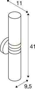 Fali lámpa SLV WL 106 króm IP44 E14 40W 1002229 small 5
