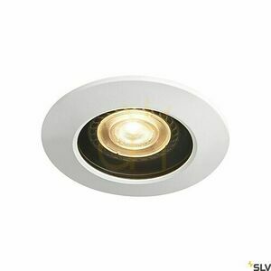 Kültéri beépíthető lámpa SLV VARU GU10 fehér-fekete IP65 10 cm 1001931 small 6