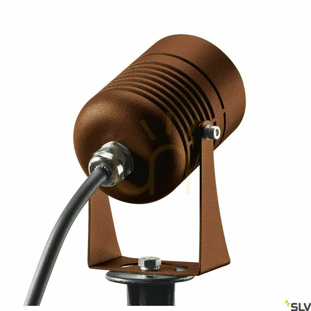 Kilátás Kültéri LED földi spot lámpa SLV SPIKE rozsdás 6W 3000K IP55 1002203 Kültéri LED földi spot lámpa SLV SPIKE rozsdás 6W 3000K IP55 1002203