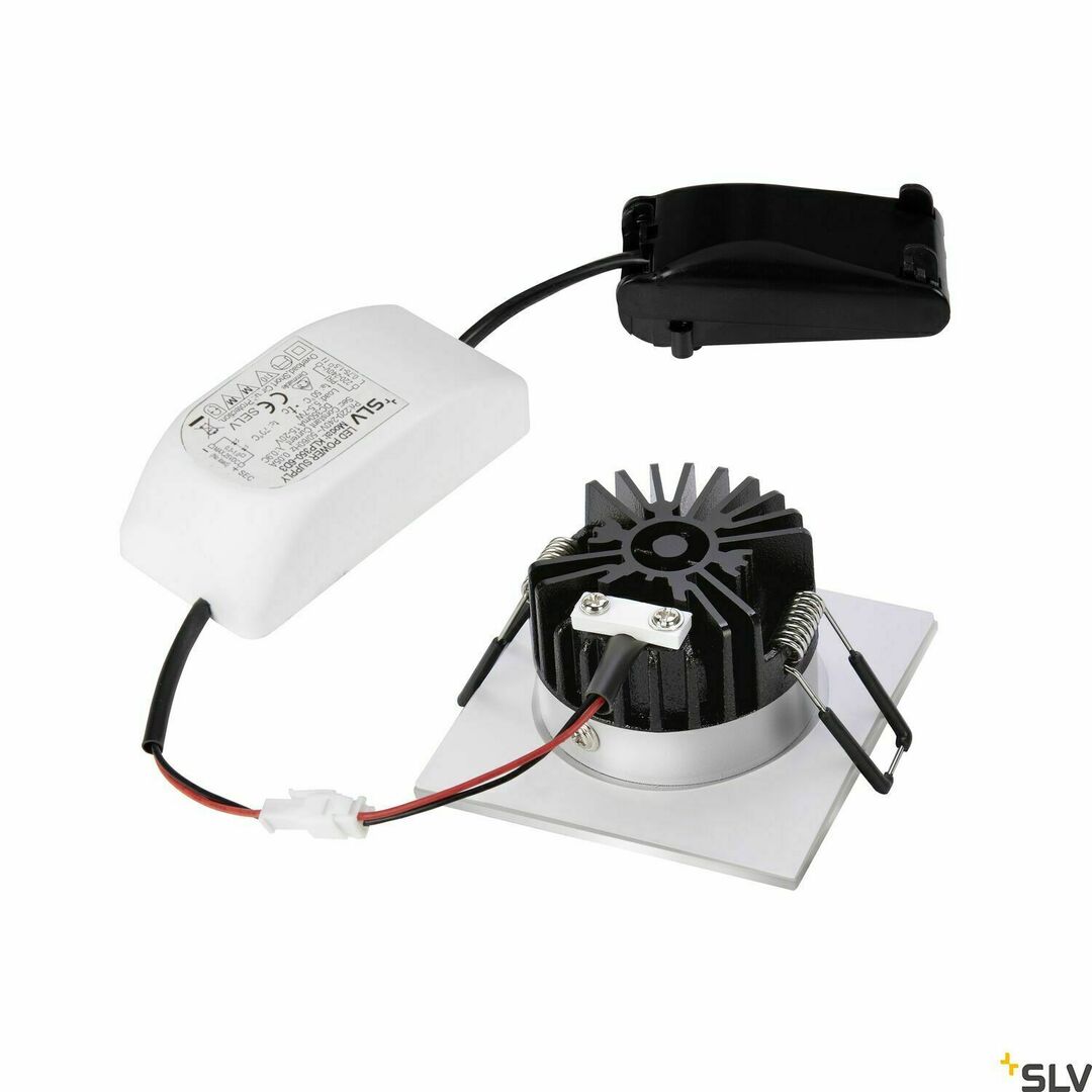 Kilátás Süllyesztett lámpatest SLV PATTA-I ezüst 7.3W 440lm 1800-3000K IP65 1002103 Süllyesztett lámpatest SLV PATTA-I ezüst 7.3W 440lm 1800-3000K IP65 1002103