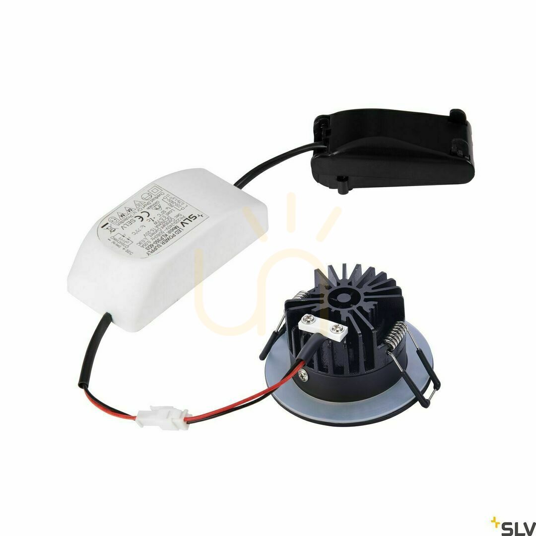 Kilátás Süllyesztett lámpatest SLV PATTA-I fekete 7,3W IP65 Dim-to-Warm 1002098 Süllyesztett lámpatest SLV PATTA-I fekete 7,3W IP65 Dim-to-Warm 1002098