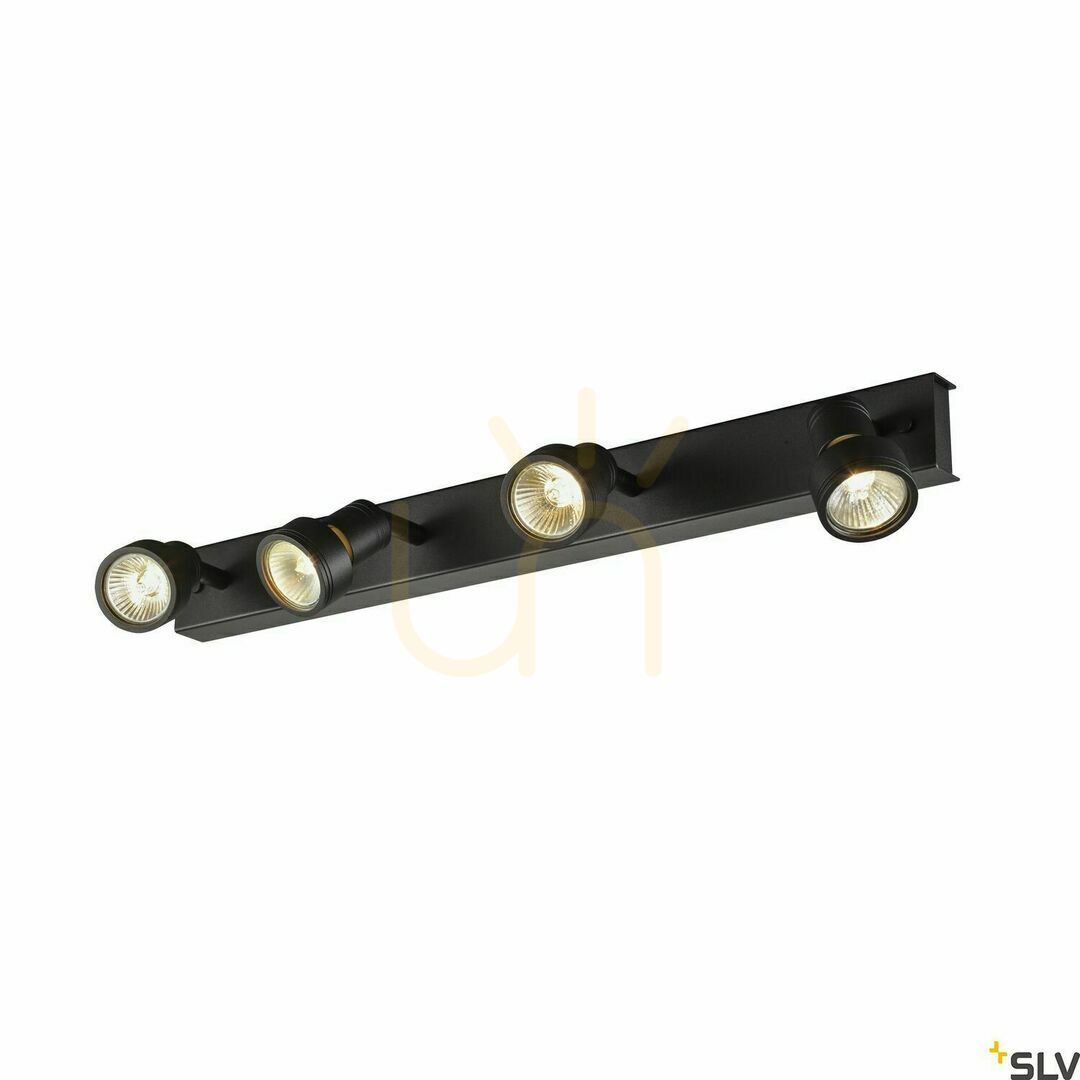 Előnézet Süllyesztett lámpatest SLV PURI fekete GU10 50W 56 cm 1002029 Süllyesztett lámpatest SLV PURI fekete GU10 50W 56 cm 1002029