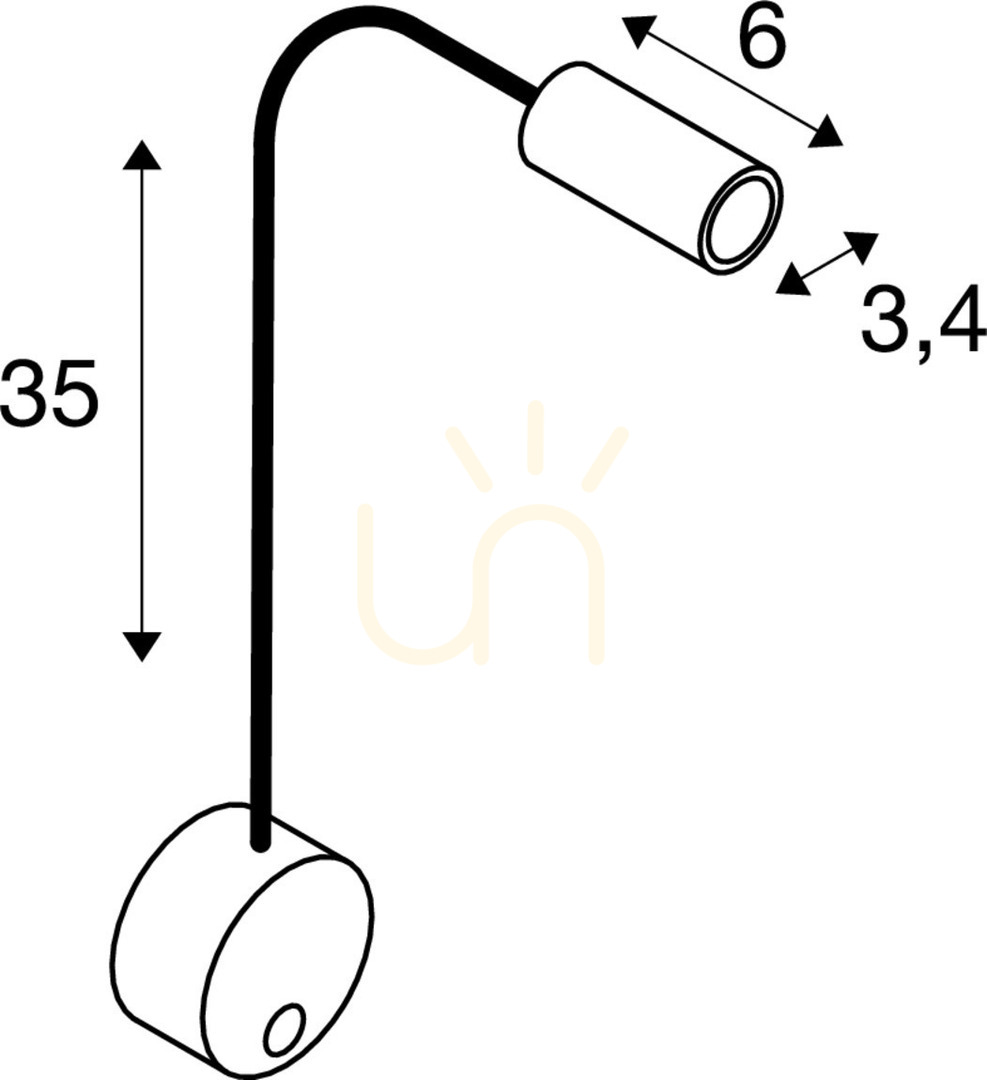 Jelölje be Fali lámpa SLV DIO FLEX PLATE LED fekete 1,9W 3000K 1002431 Fali lámpa SLV DIO FLEX PLATE LED fekete 1,9W 3000K 1002431