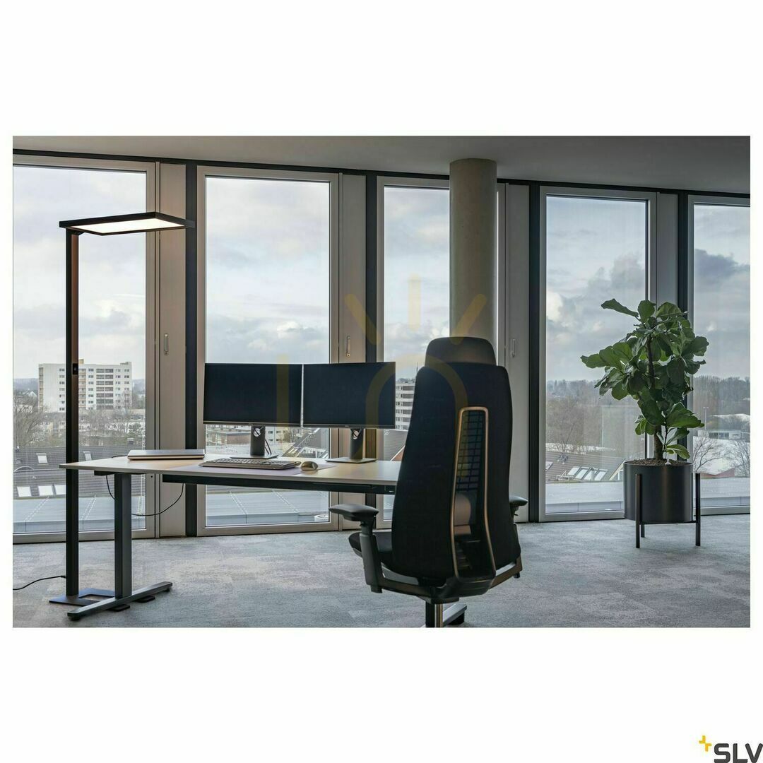 Jelölje be Padló lámpa SLV WORKLIGHT fekete 79W 4000K 7600lm 1005390 Padló lámpa SLV WORKLIGHT fekete 79W 4000K 7600lm 1005390