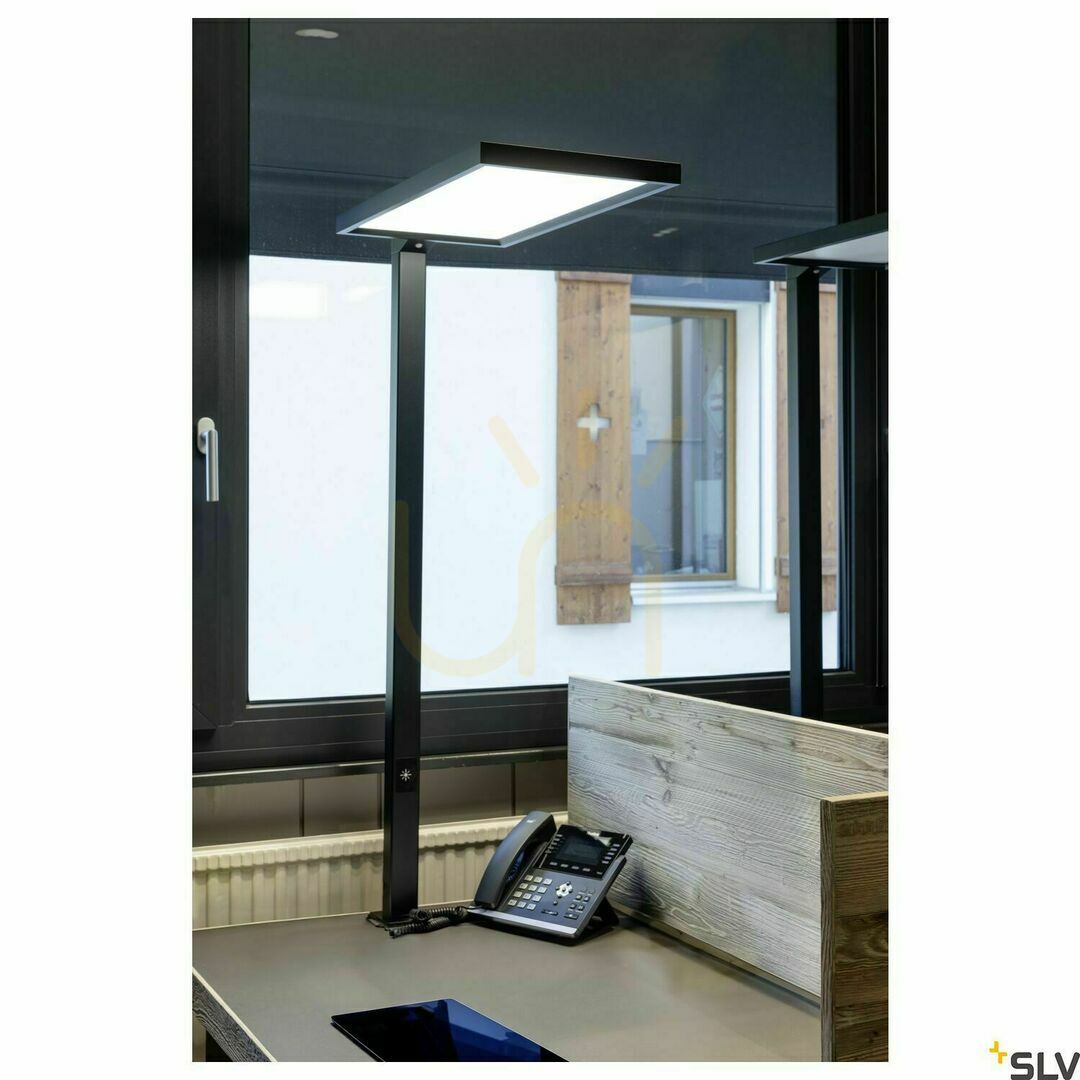 Előadás Asztali lámpa SLV WORKLIGHT fekete LED 79W 4000K 7600lm 1005392 Asztali lámpa SLV WORKLIGHT fekete LED 79W 4000K 7600lm 1005392