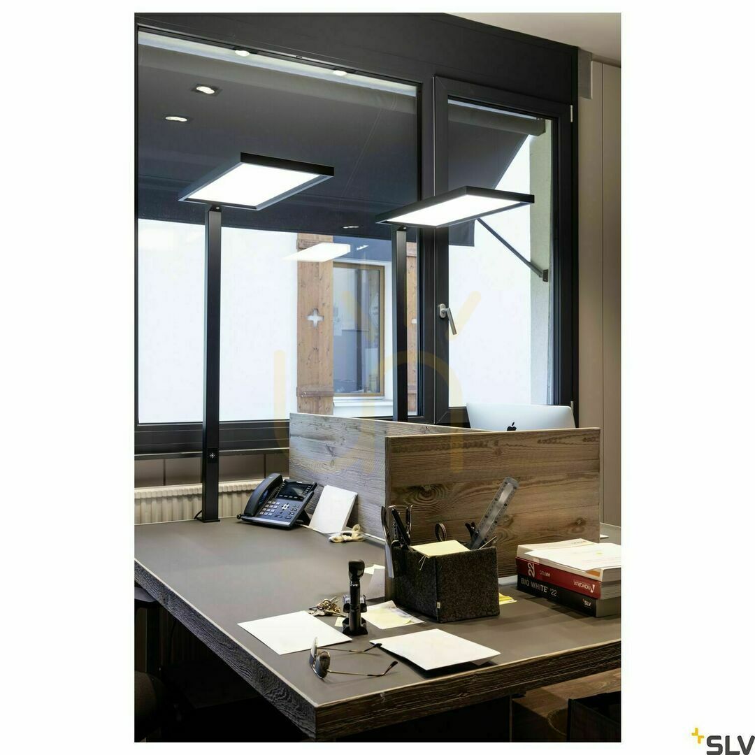 Jelölje be Asztali lámpa SLV WORKLIGHT fekete LED 79W 4000K 7600lm 1005392 Asztali lámpa SLV WORKLIGHT fekete LED 79W 4000K 7600lm 1005392