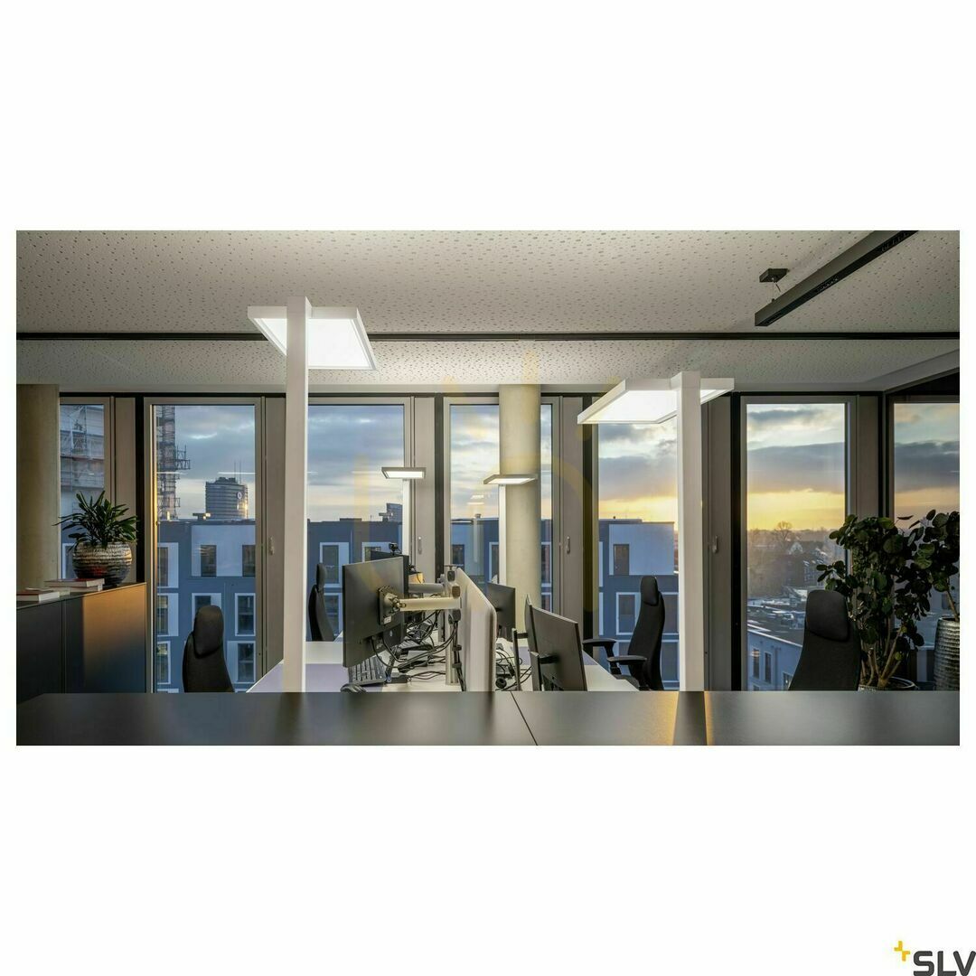 Előadás Asztali lámpa SLV WORKLIGHT II fehér 79W 4000K 7600lm 1005394 Asztali lámpa SLV WORKLIGHT II fehér 79W 4000K 7600lm 1005394