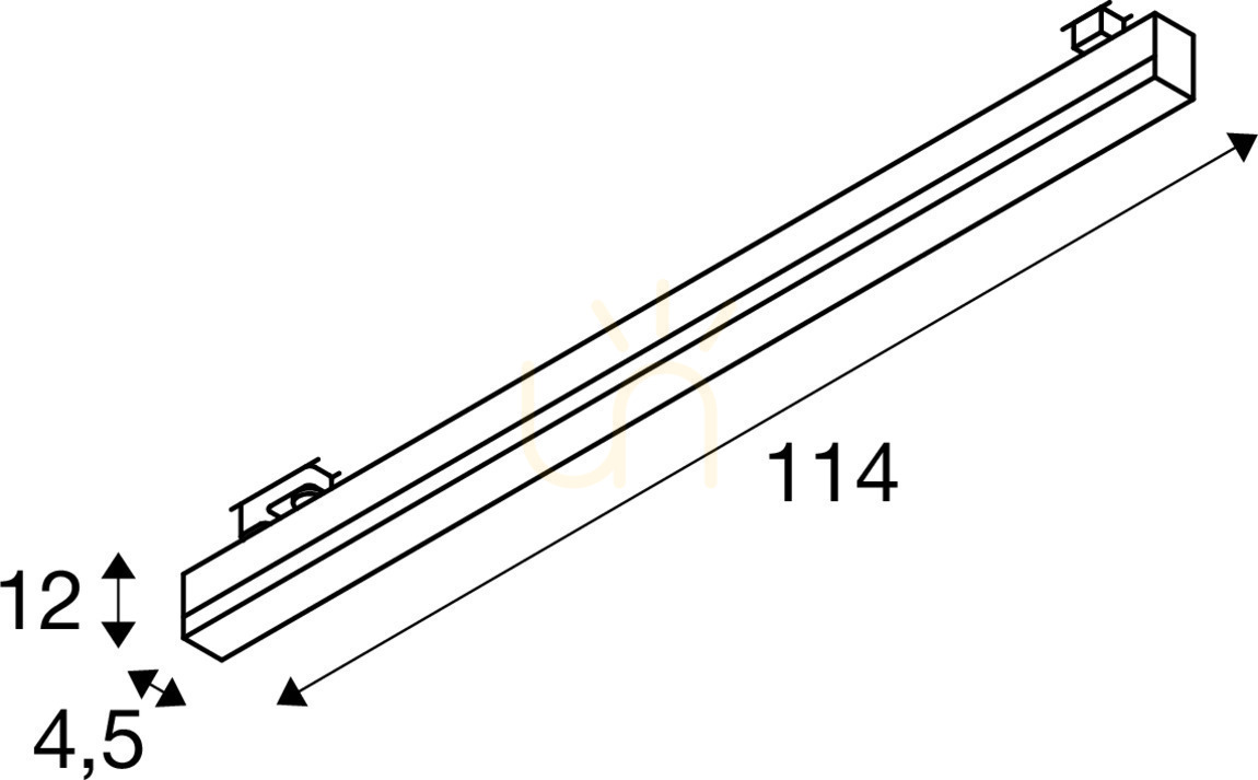Előnézet Sínes lámpa SLV SIGHT TRACK szürke 37W 114 cm 3000/4000K 1005402 Sínes lámpa SLV SIGHT TRACK szürke 37W 114 cm 3000/4000K 1005402