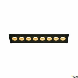 Süllyesztett lámpatest SLV MILANDOS 8 fekete 2700K 1030lm 1005423 0 Süllyesztett lámpatest SLV MILANDOS 8 fekete 2700K 1030lm 1005423 small 0