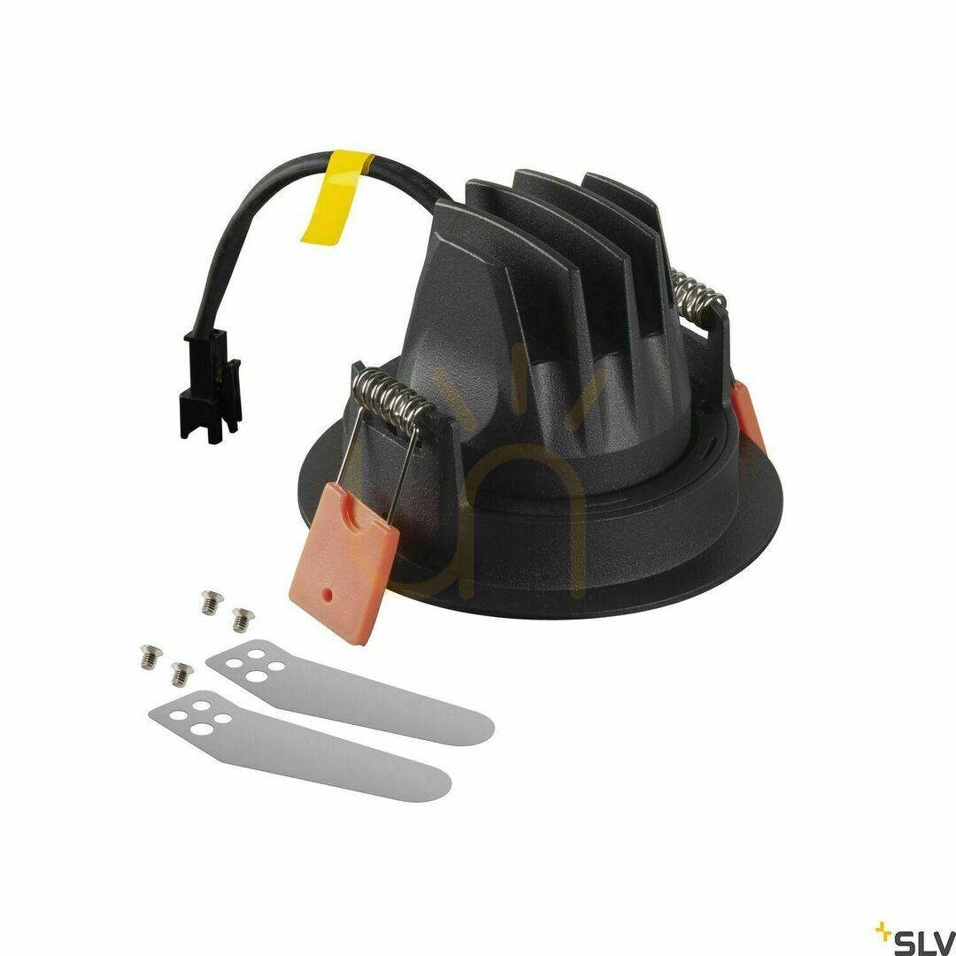 Kilátás Süllyesztett lámpatest SLV NUMINOS MOVE XS fekete 7W 2700K 1005559 Süllyesztett lámpatest SLV NUMINOS MOVE XS fekete 7W 2700K 1005559